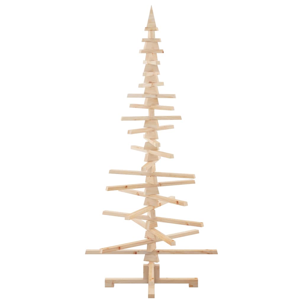 Albero di Natale Decorativo in Legno 180 cm Legno Massello Pino 4103972