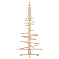 Albero di Natale Decorativo in Legno 180 cm Legno Massello Pino 4103972
