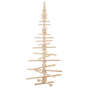 Albero di Natale Decorativo in Legno 180 cm Legno Massello Pino 4103972