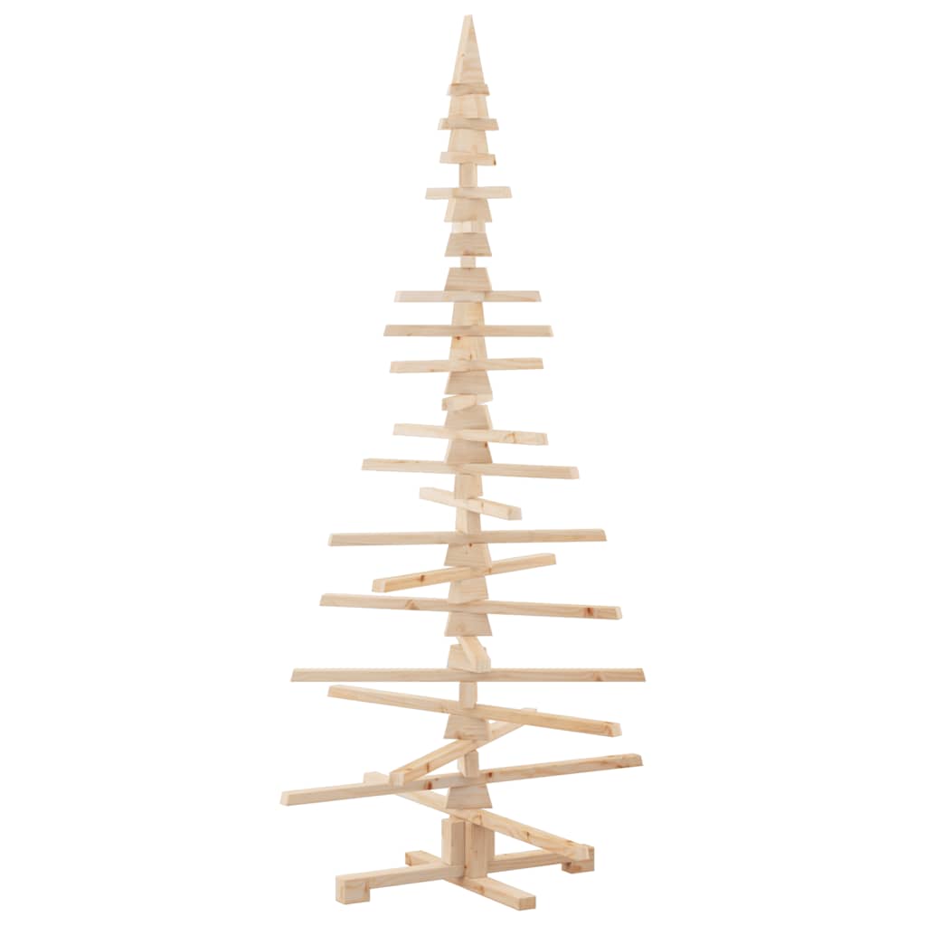 Albero di Natale Decorativo in Legno 180 cm Legno Massello Pino 4103972