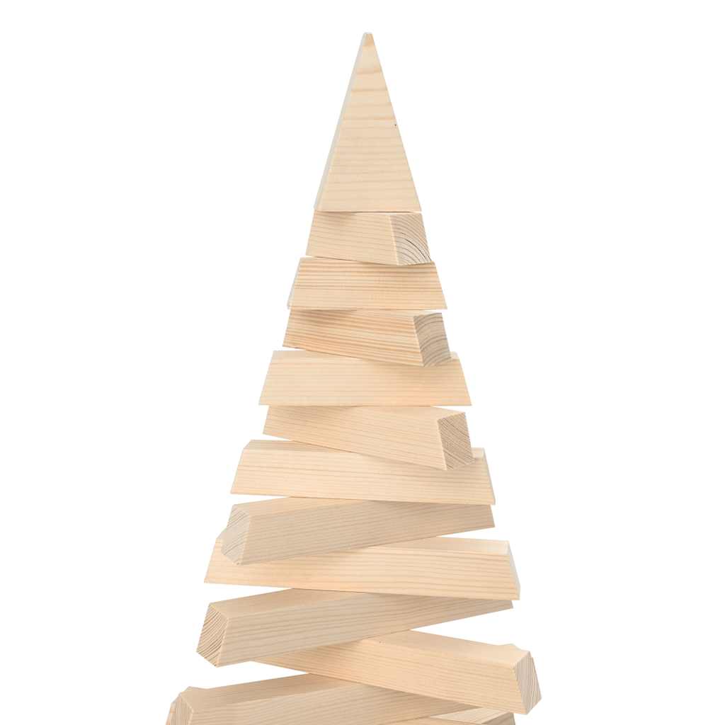 Albero di Natale Decorativo in Legno 180 cm Legno Massello Pino 4103972