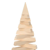 Albero di Natale Decorativo in Legno 180 cm Legno Massello Pino 4103972