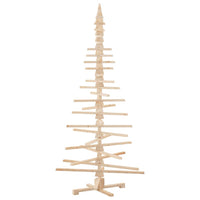 Albero di Natale Decorativo in Legno 210 cm Legno Massello Pino 4103973