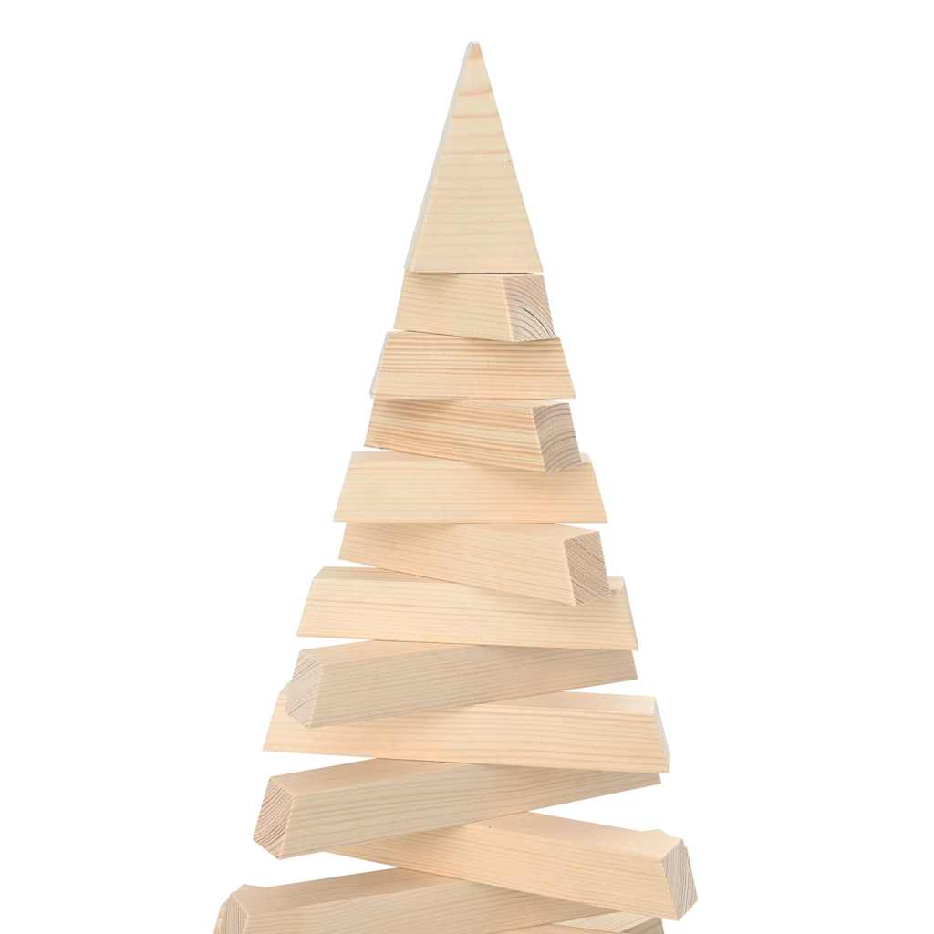 Albero di Natale Decorativo in Legno 210 cm Legno Massello Pino 4103973