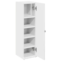 vidaXL Mobile da Bagno con Portarotolo Bianco 20,5x22x72 cm