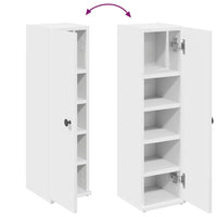 vidaXL Mobile da Bagno con Portarotolo Bianco 20,5x22x72 cm