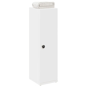 vidaXL Mobile da Bagno con Portarotolo Bianco 20,5x22x72 cm