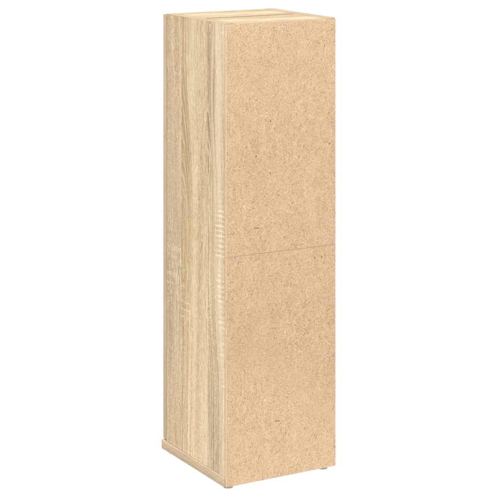 vidaXL Mobile da Bagno con Portarotolo Rovere Sonoma 20,5x22x72 cm