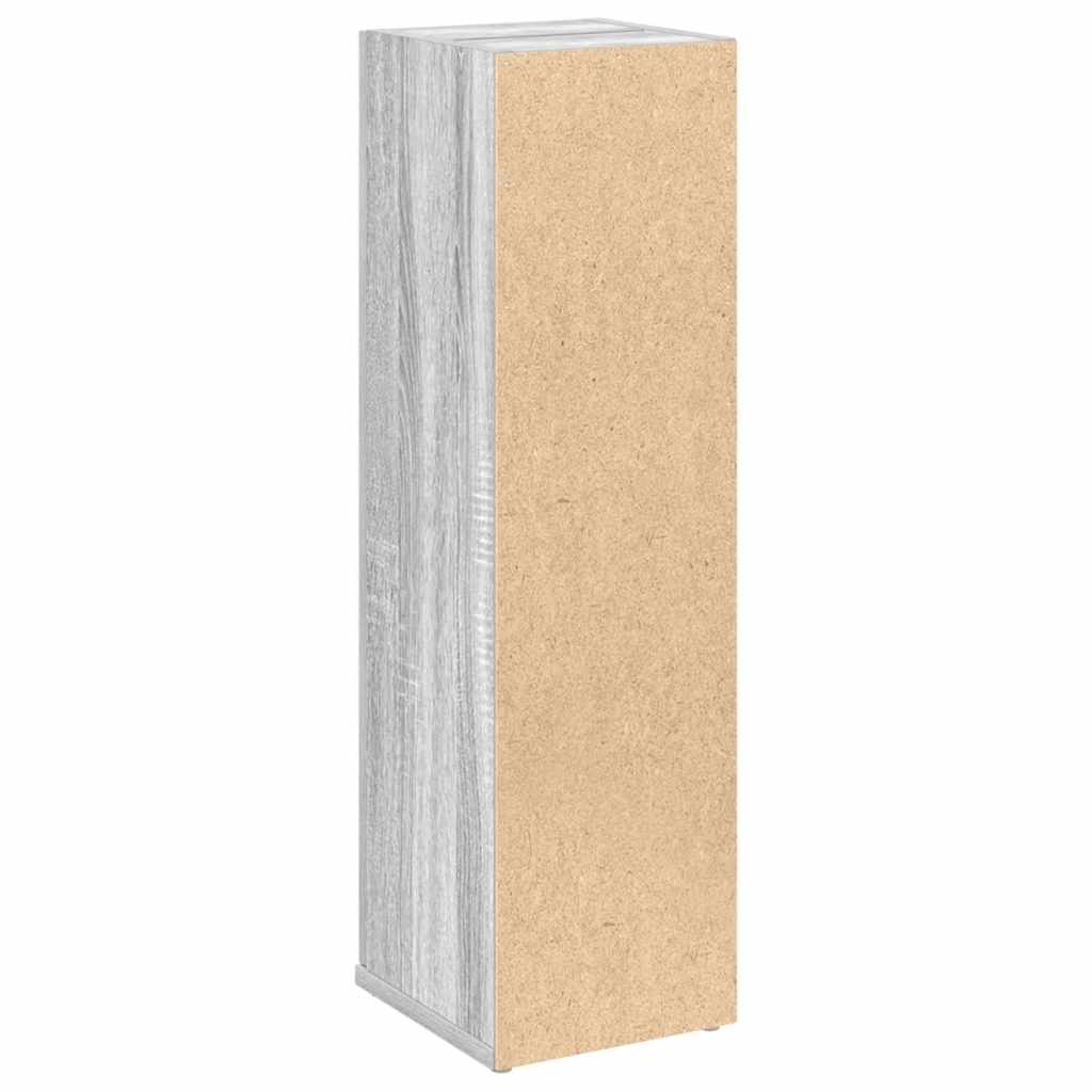 vidaXL Mobile da Bagno con Portarotolo Grigio Sonoma 20,5x22x72 cm