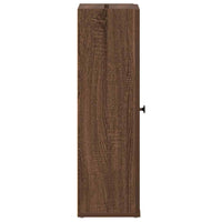 Mobile da Bagno con Portarotolo Rovere Marrone 20,5x22x72 cm 858521