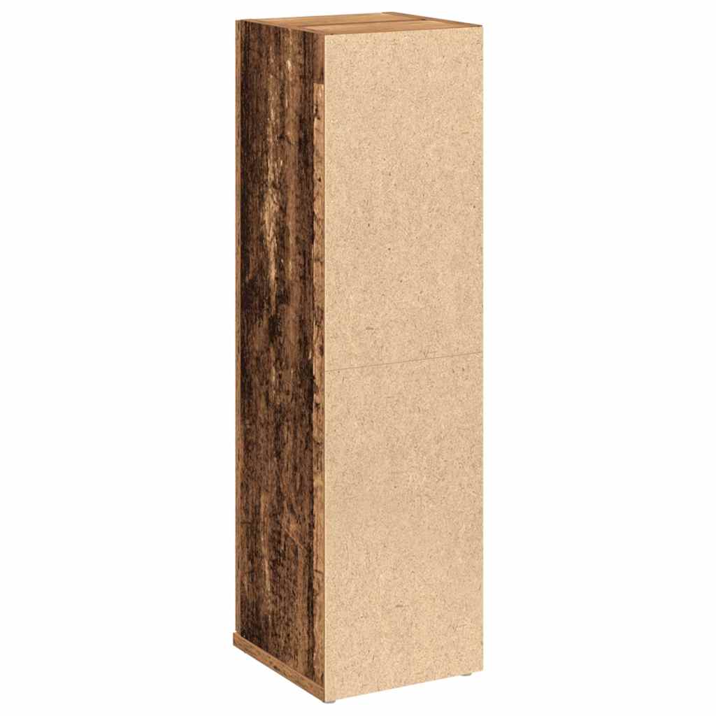 vidaXL Mobile da Bagno con Portarotolo Legno Antico 20,5x22x72 cm