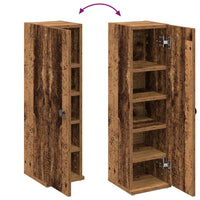 Mobile da Bagno con Portarotolo Legno Antico 20,5x22x72 cm 858522