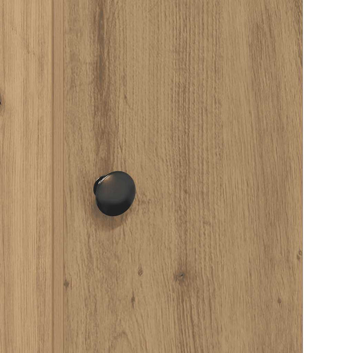 vidaXL Mobile da Bagno con Portarotolo Rovere Artigianale 20,5x22x72cm