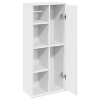 Mobile da Bagno con Portarotolo Bianco 39x22x90 cm 858524