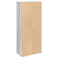 Mobile da Bagno con Portarotolo Grigio Sonoma 39x22x90 cm 858529