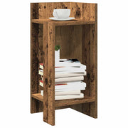 vidaXL Tavolini Laterali 2 pz con Ripiano Legno Antico 25,5x27x60 cm