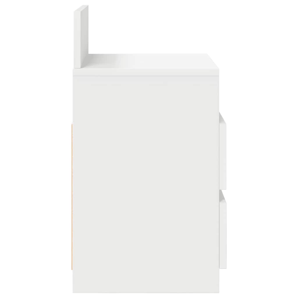 vidaXL Comodino con 2 Cassetti Bianco 40x33x60 cm