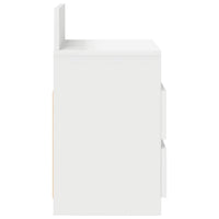 vidaXL Comodino con 2 Cassetti Bianco 40x33x60 cm