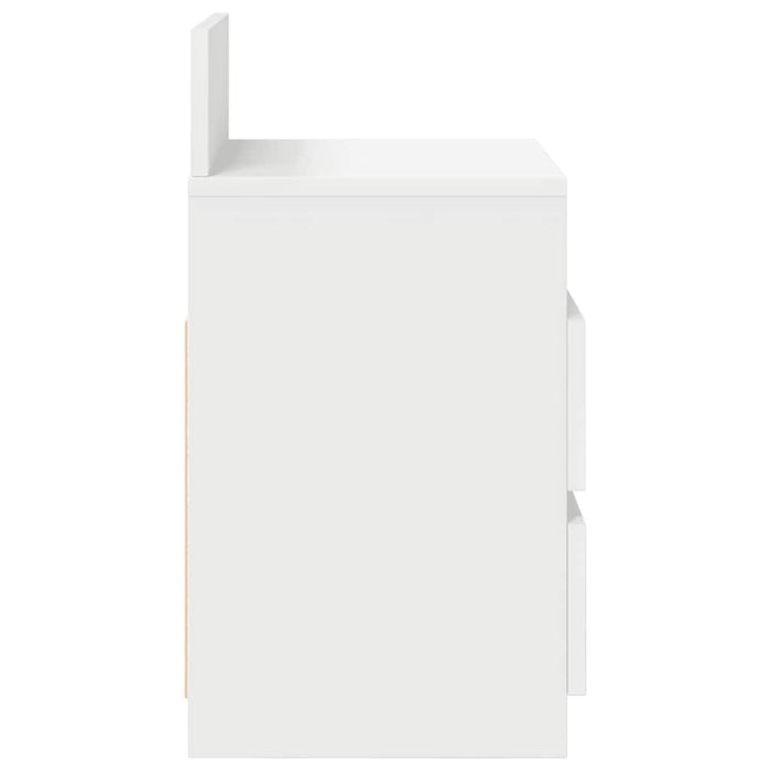 vidaXL Comodino con 2 Cassetti Bianco 40x33x60 cm