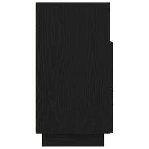 vidaXL Comodino con 2 Cassetti Nero 36x36x68 cm