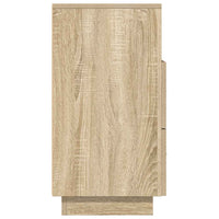 Comodino con 2 Cassetti-Tavolino da notte Rovere Sonoma 36x36x68 cm