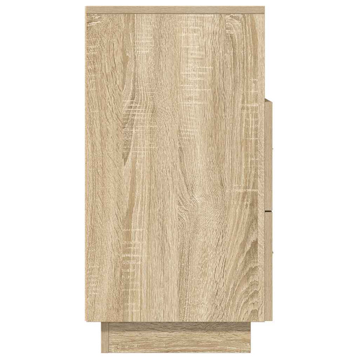 Comodino con 2 Cassetti Rovere Sonoma 36x36x68 cm 858582