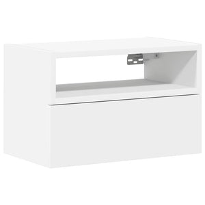 Comodino a Parete Bianco 45x26x28,5 cm 858596