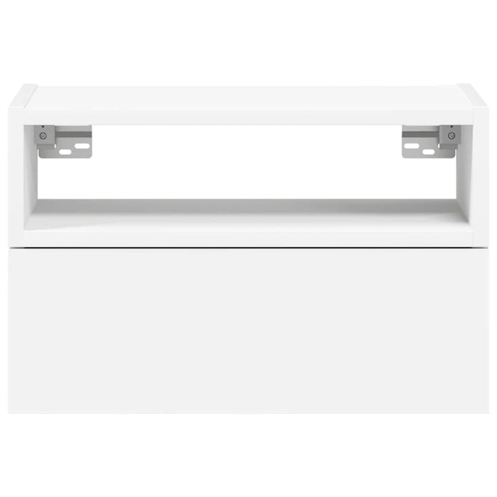 Comodino a Parete Bianco 45x26x28,5 cm 858596