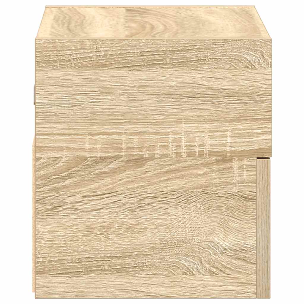 Comodino a Muro Rovere Sonoma 45x26x28,5 cm 858600