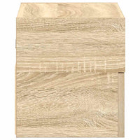 Comodino a Muro Rovere Sonoma 45x26x28,5 cm 858600