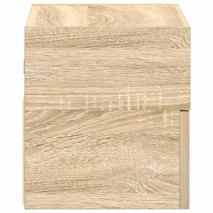 Comodino a Muro Rovere Sonoma 45x26x28,5 cm