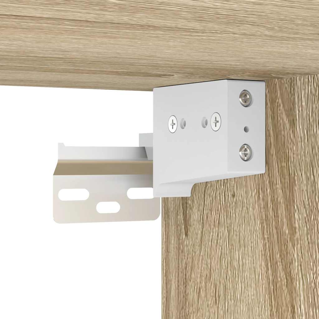 Comodino a Muro Rovere Sonoma 45x26x28,5 cm 858600