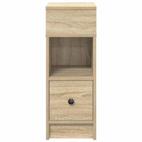 Comodino con Cassetto Rovere Sonoma 25x31x66 cm 858618