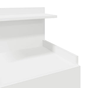 vidaXL Comodino con 2 Cassetti Bianco 40x36,5x62 cm