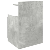 vidaXL Comodini 2 pz con 2 cassetti Grigio Cemento 40x36,5x62 cm