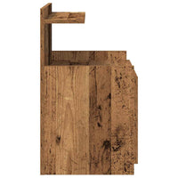 vidaXL Comodini 2 pz con 2 cassetti in legno vecchio 40x36,5x62 cm