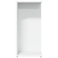 vidaXL Comodino Bianco 46,5x29x61 cm in Legno Multistrato