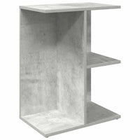 Comodino Grigio Cemento 46,5x29x61 cm in Legno Multistrato 858656