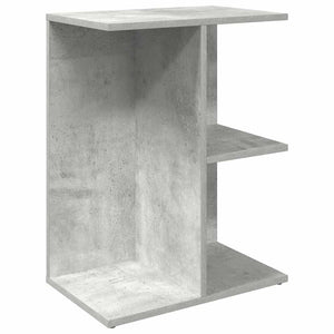 Comodino Grigio Cemento 46,5x29x61 cm in Legno Multistrato 858656