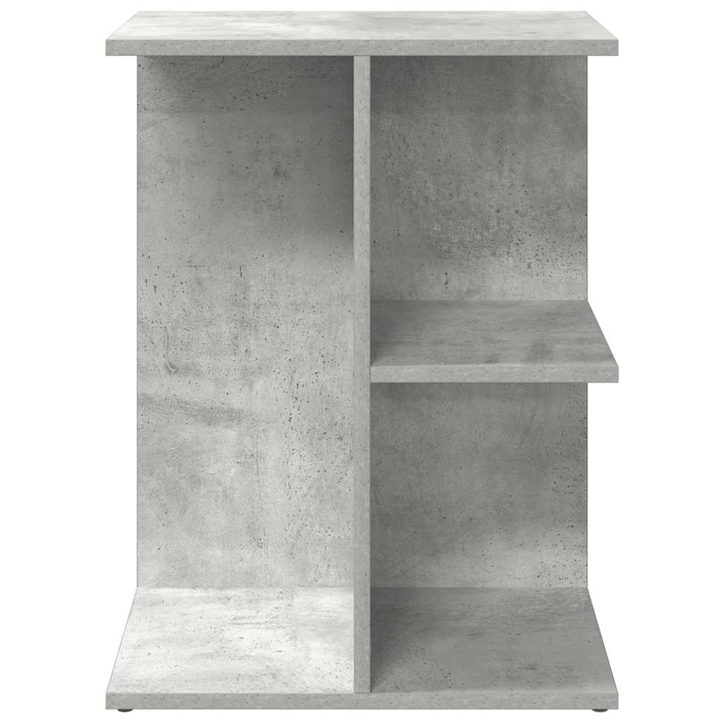 Comodino Grigio Cemento 46,5x29x61 cm in Legno Multistrato 858656