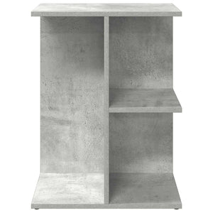 Comodino Grigio Cemento 46,5x29x61 cm in Legno Multistrato 858656