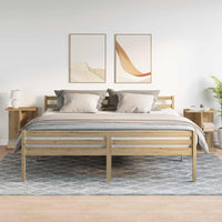 Comodini 2 pz Rovere Artigianale 46,5x29x61cm Legno Multistrato 858667