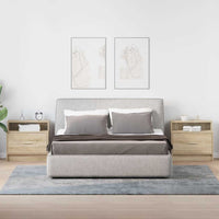 vidaXL Comodini con Cassetto 2 pz Rovere Sonoma 51x31x47 cm