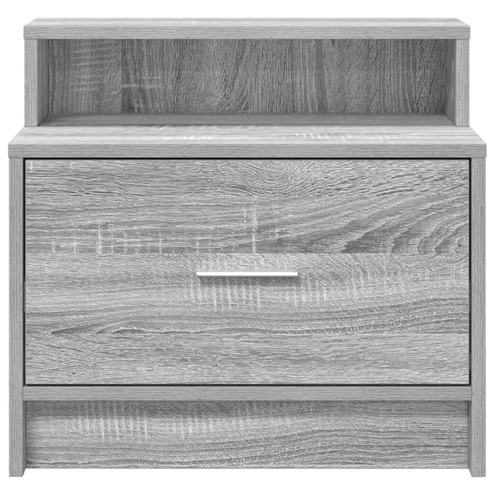 Comodino con Cassetto Grigio Sonoma 51x31x47 cm 858678