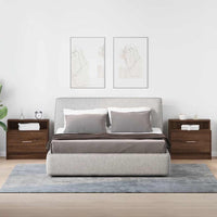 Comodini con Cassetto 2 pz Rovere Marrone 51x31x47 cm 858681