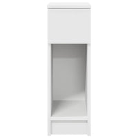 Comodini con Cassetto 2 pz Bianco 20x36x60 cm 858696