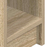 vidaXL Comodini con Cassetto 2 pz Rovere Sonoma 20x36x60 cm