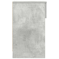 Comodino con Cassetto Grigio Cemento 20x36x60 cm 858701