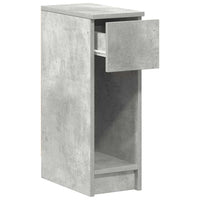 Comodini con Cassetto 2 pz Grigio Cemento 20x36x60 cm 858702