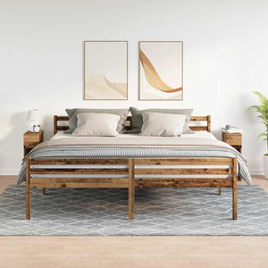 Comodini con Cassetto 2 pz in Legno Antico 20x36x60 cm 858710